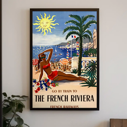 The French Riviera SNCF Travel Poster (1955)