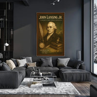 John Lansing Jr. A Luminary of Early American Jurisprudence Poster