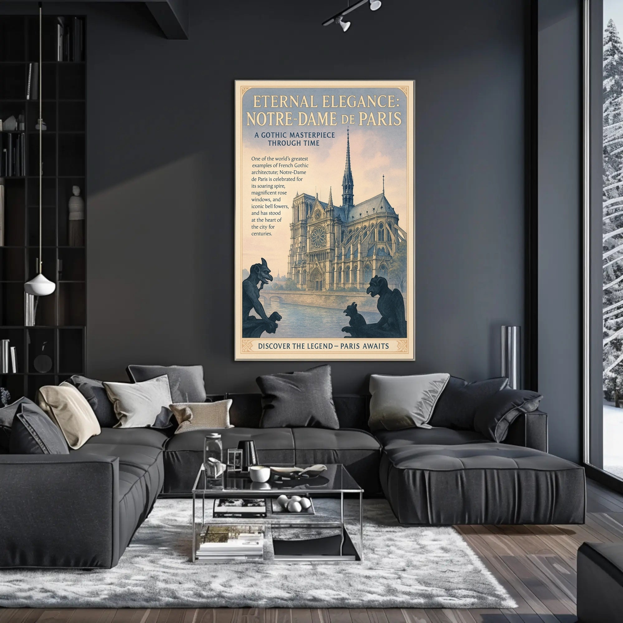 Eternal Elegance: Notre-Dame de Paris Poster PosterGoat