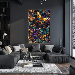 Luxurious Butterfly Elegance: Abstract or Artistic Poster