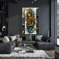 The Kraken's Grasp Art Print Poster for Decor Lovers PosterGoat