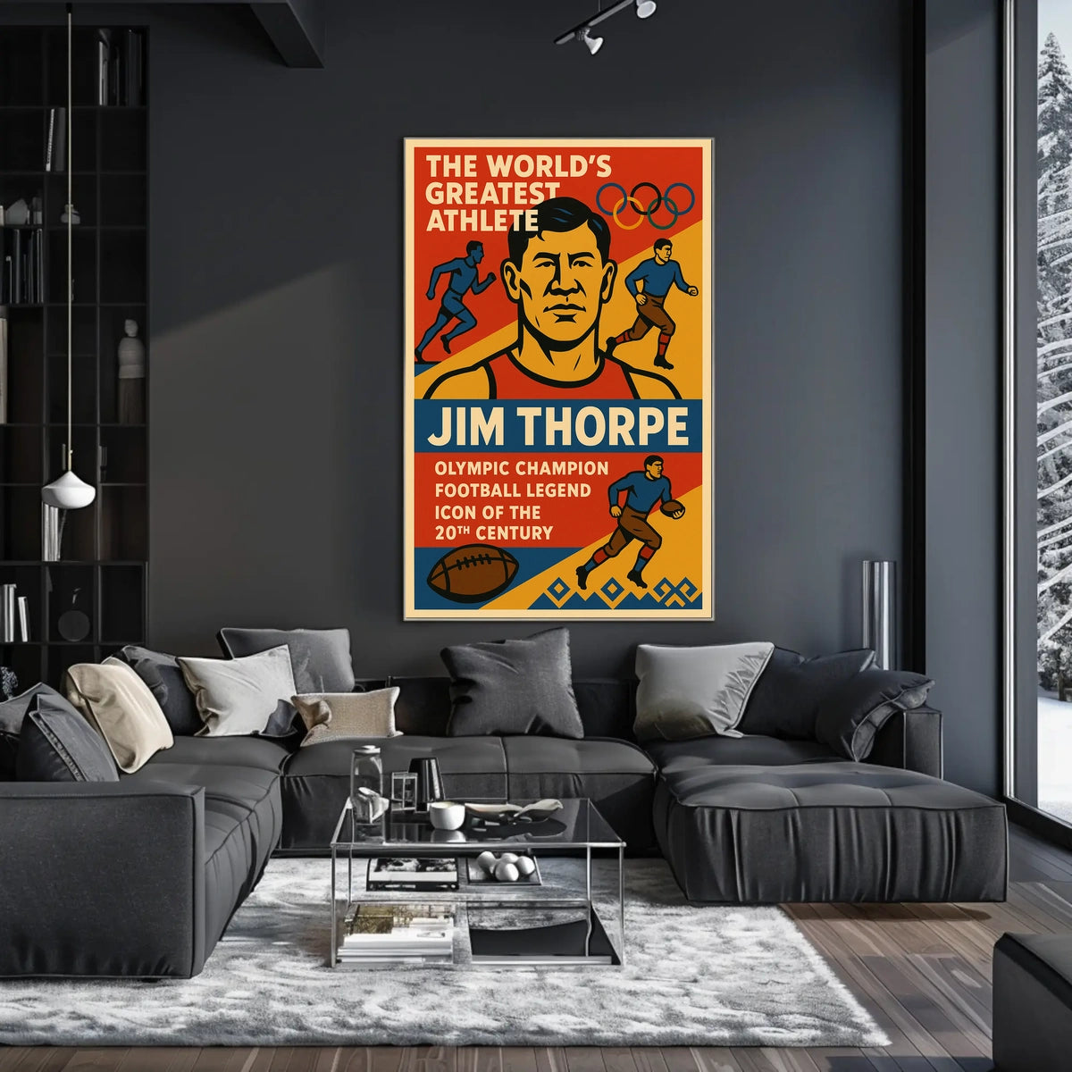 The Worlds Greatest Athlete Jim Thorpe Poster