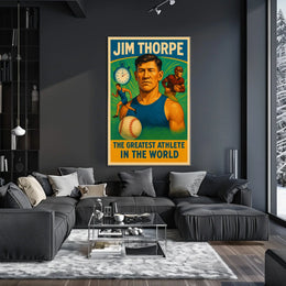 Celebrating a Legend The Greatest Athlete in the World Poster