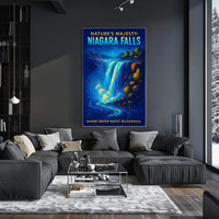 Niagara Falls Adventure Travel Poster