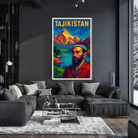 Tajikistan Scenic Poster