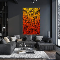 Vibrant Dots Abstract Poster Wall Art Print