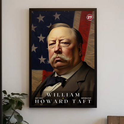 William Taft 27th President Of The United States Portrait