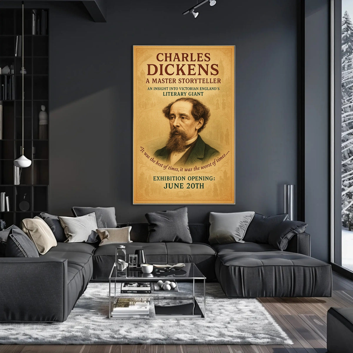 Charles Dickens A Master Storyteller Poster