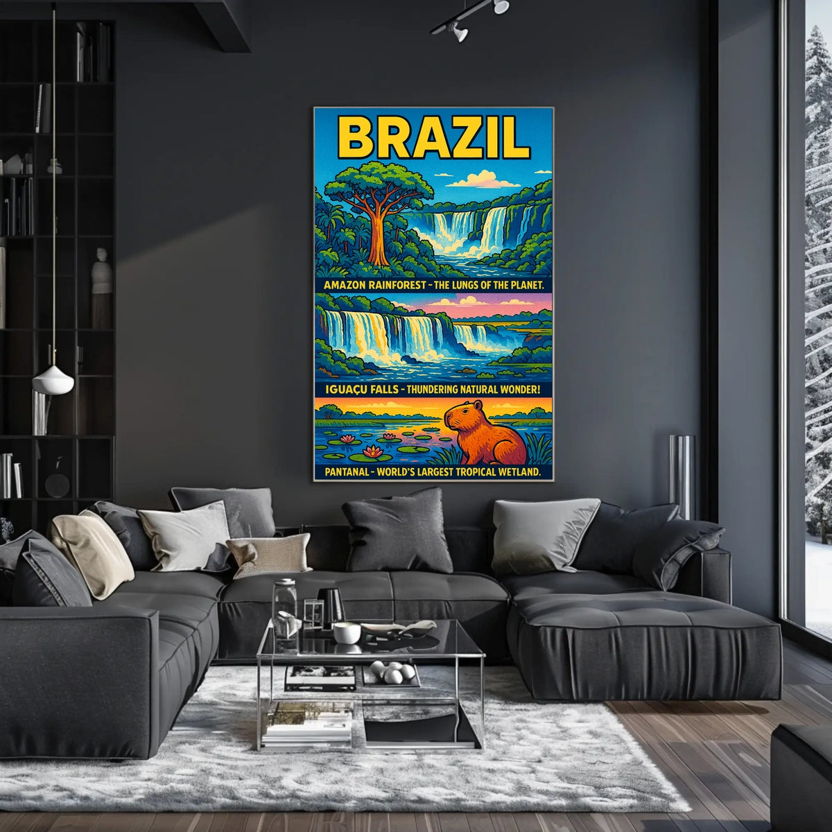 Wonders Of Brazil Poster