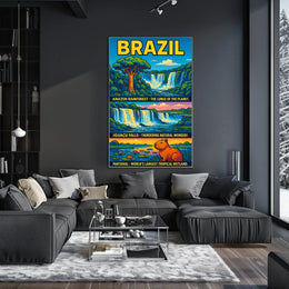 Wonders Of Brazil Poster