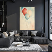 painting of three balloons Poster
