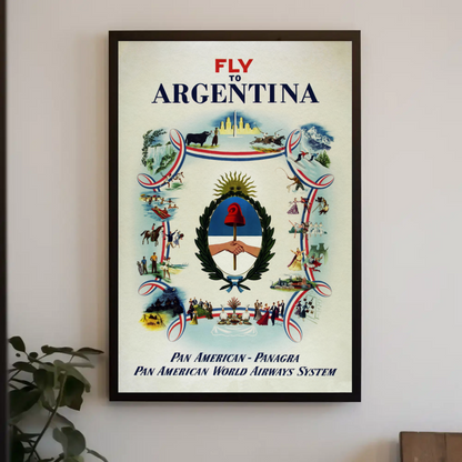 Fly to Argentina Poster