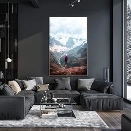 Majestic Mountain View Poster