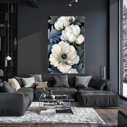 Elegant Floral Design Wall Art Print