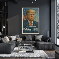 Donald Trump 47th President Poster