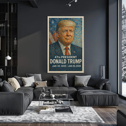 Donald Trump 47th President Poster