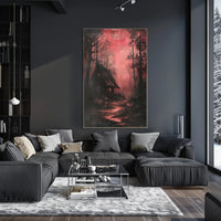 Haunted Forest Retreat Poster PosterGoat