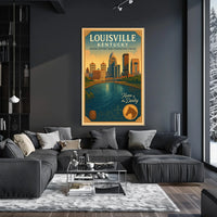 Louisville, Kentucky Where History and Innovation Thrive Poster