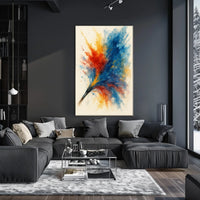 Colorful Brushstroke Explosion Poster