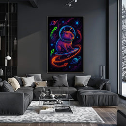 Cosmic Capybara Adventure Poster