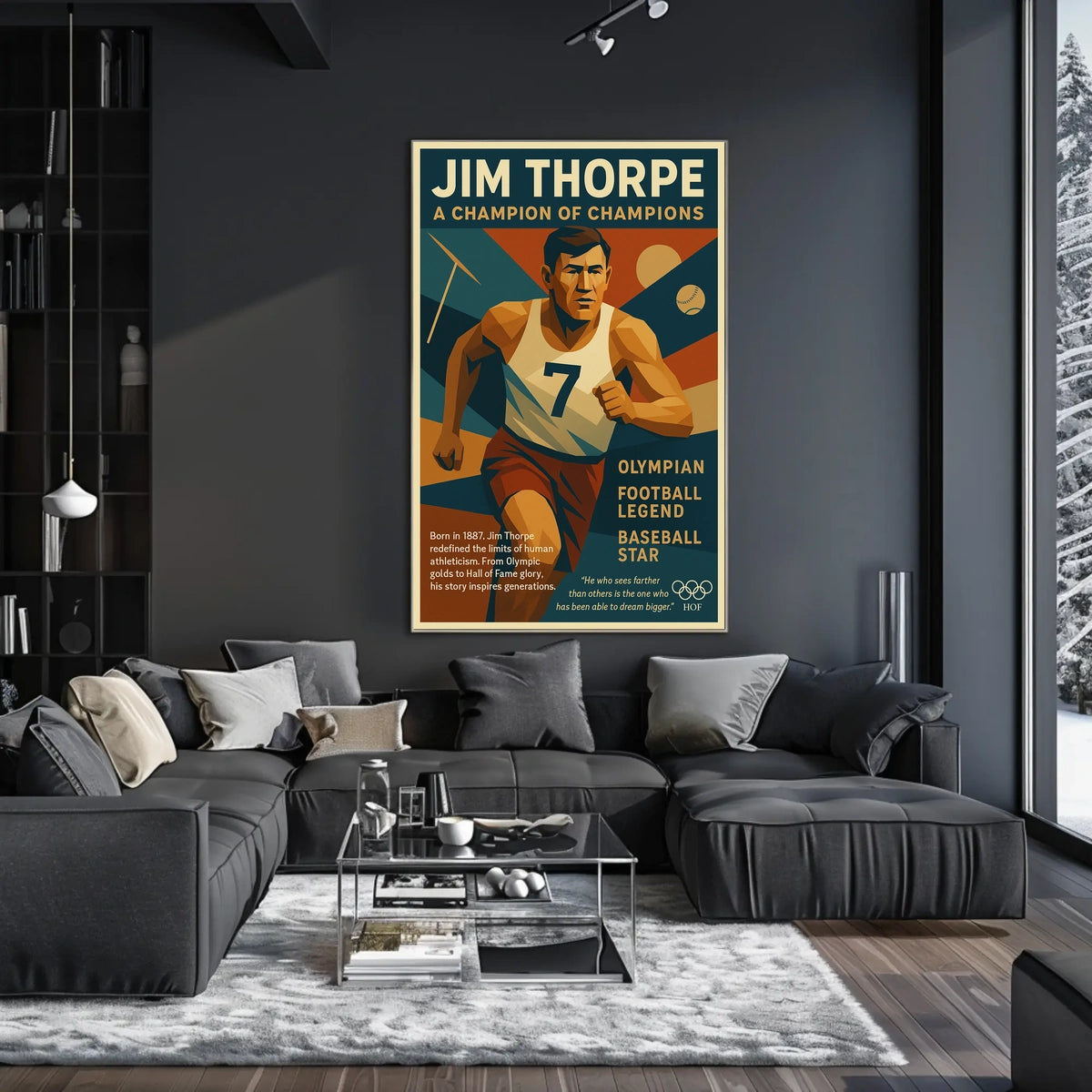 Jim Thorpe Legendary Champion Poster