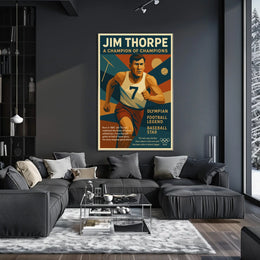Jim Thorpe Legendary Champion Poster