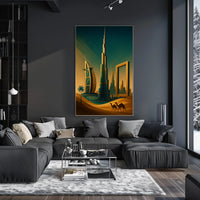 Dubai Skyline Architectural Marvels Poster