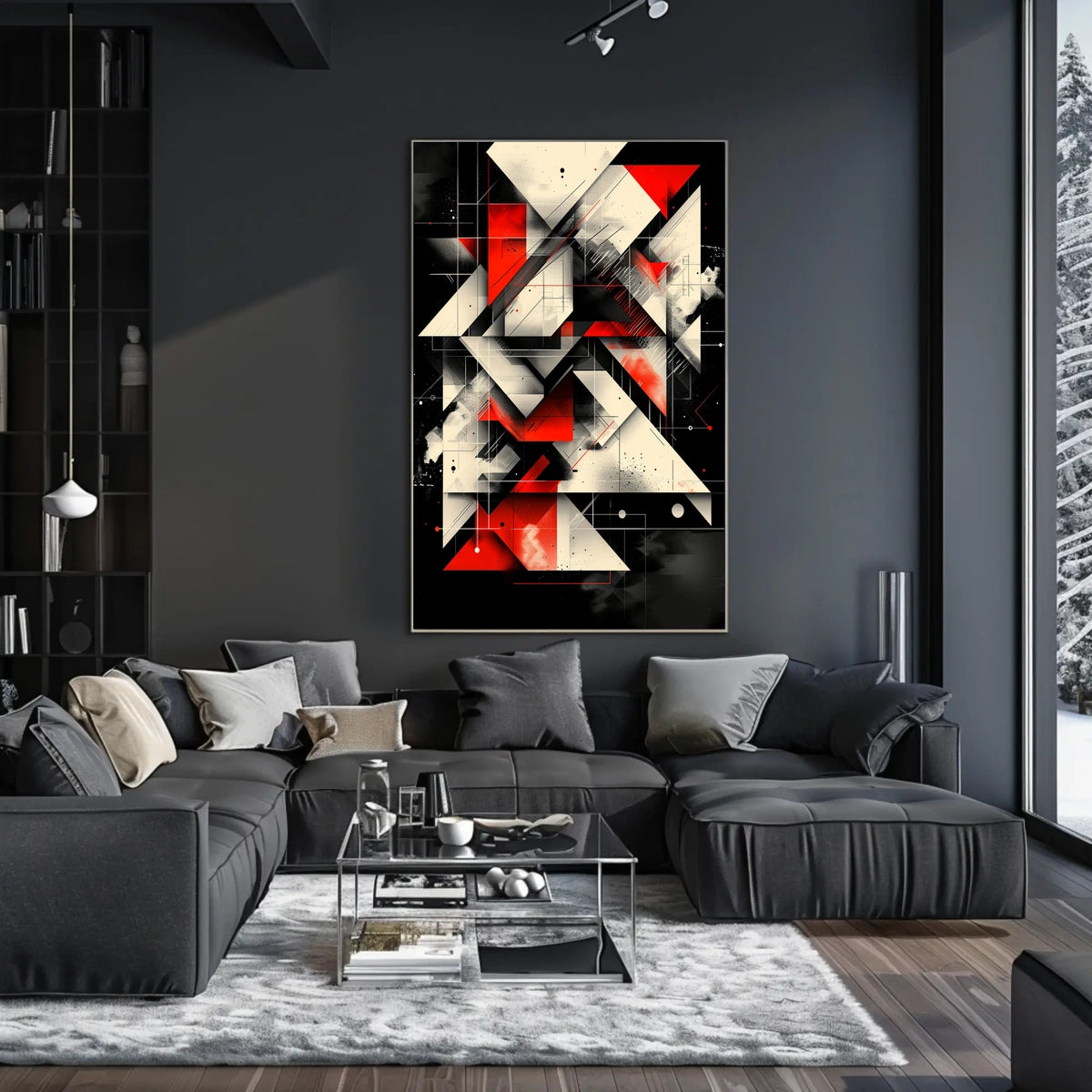 Geometric Abstraction Abstract Poster