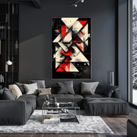 Geometric Abstraction Abstract Poster