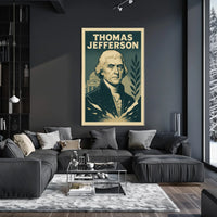 Thomas Jefferson Vintage Historical or Presidential Poster