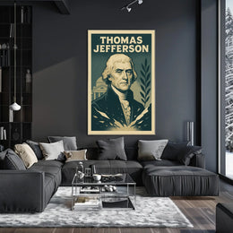 Thomas Jefferson Vintage Historical or Presidential Poster