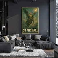 St. Michael Archangel Religious Art Poster