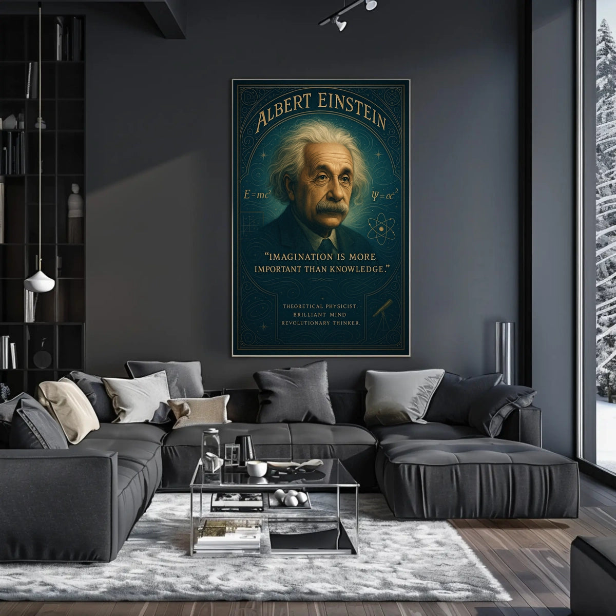 Theoretical Physicist Vintage Poster: Inspire Intellectual Pursuit