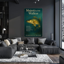 Majesty Of The Walleye Poster
