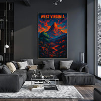 West Virginia Landscape Poster