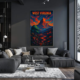 West Virginia Landscape Poster