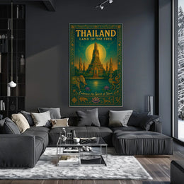 Thailand Land Of The Free Poster