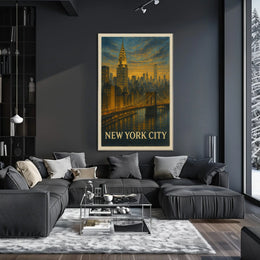 New York City Skyline Poster