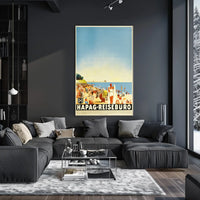 Hapag-Reisebüro Beach Scene Poster