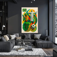 Vibrant Brazil Poster PosterGoat