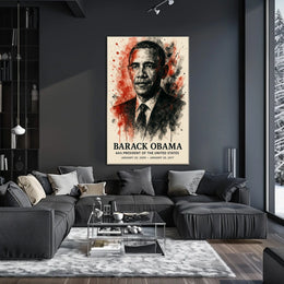 Barack Obama 44th President Poster
