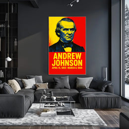 Andrew Johnson 17Th President Poster