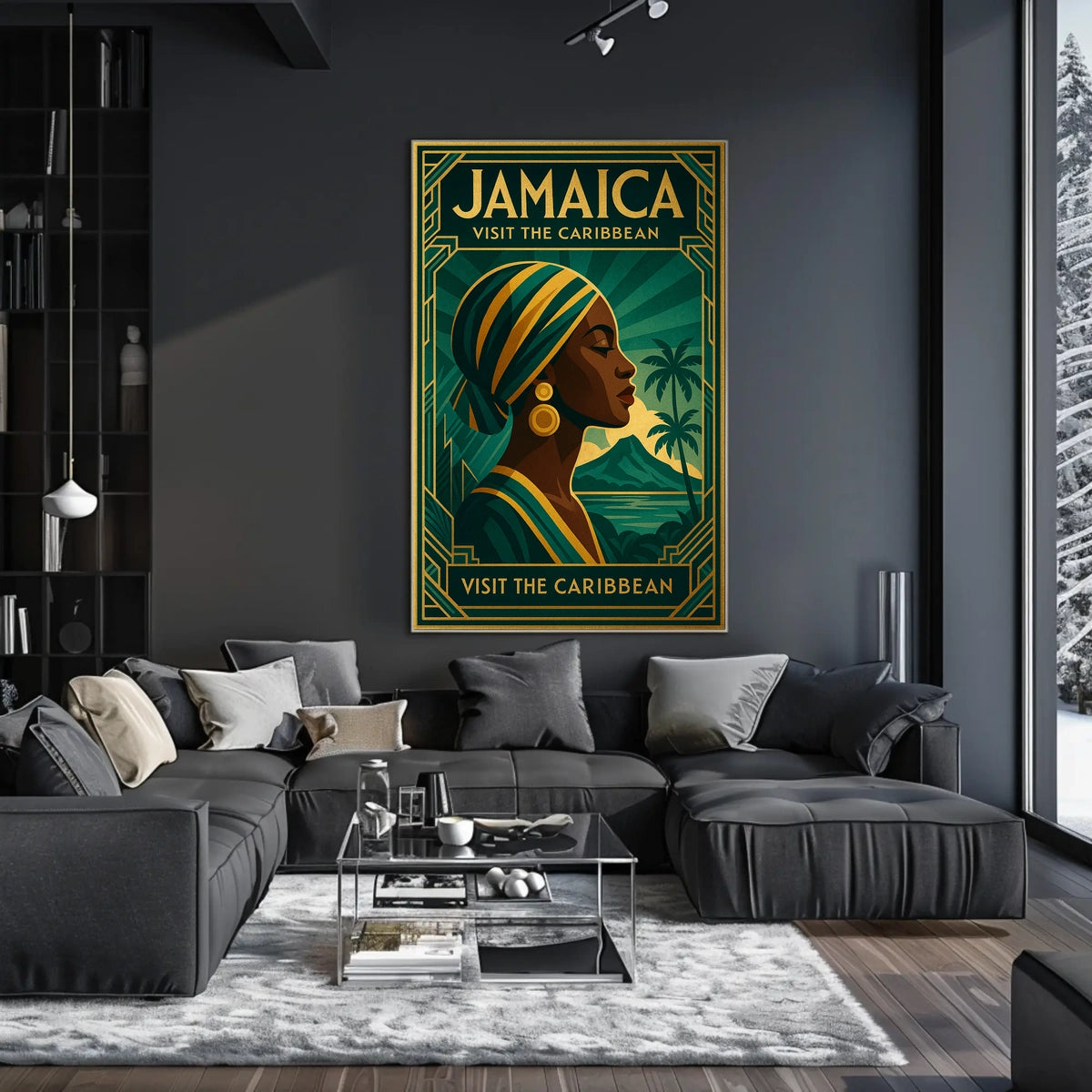 Visit Jamaica The Caribbean Awaits Poster
