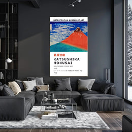 Katsushika Hokusai South Wind Clear Sky Poster
