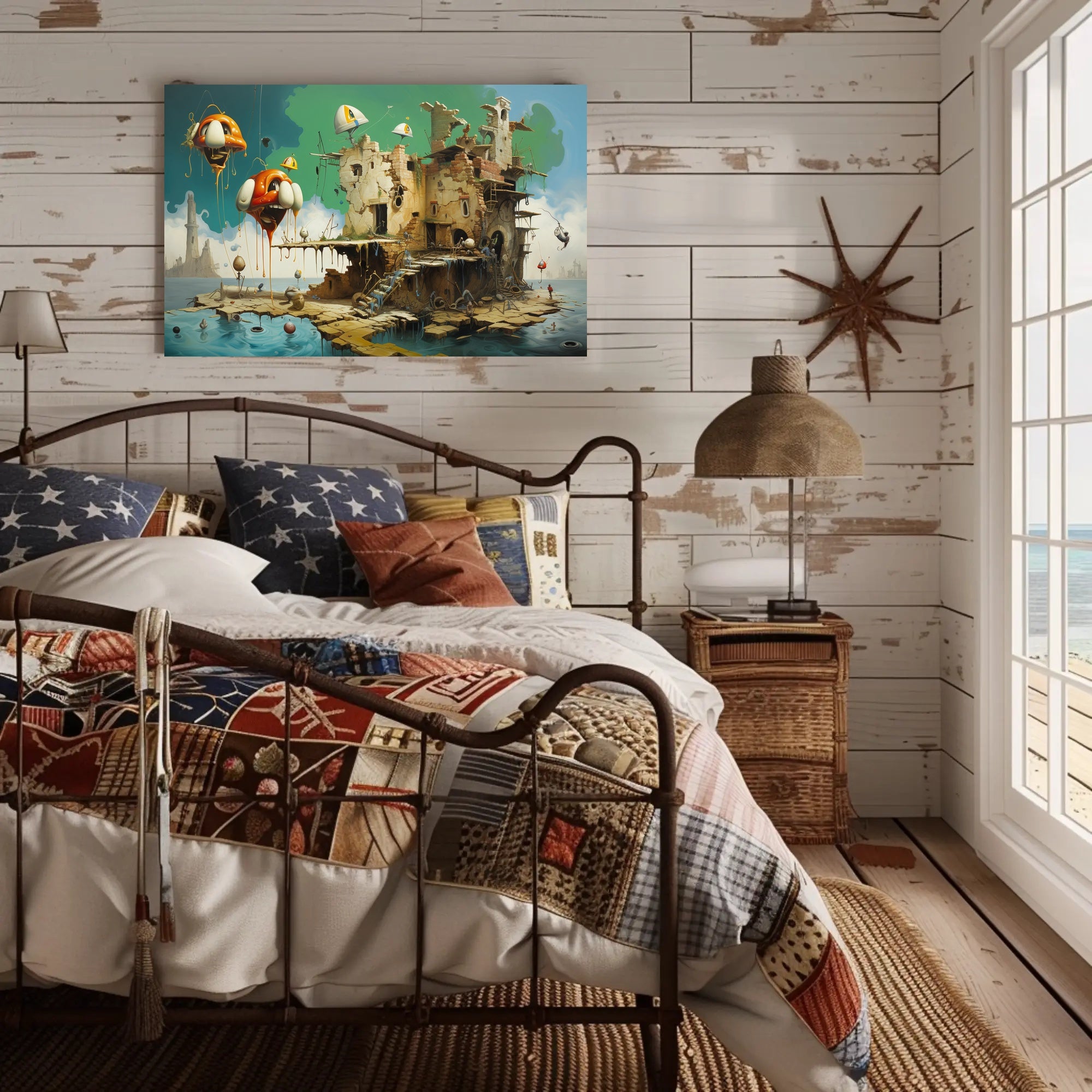Surrealistic Dreamscape Art Poster, Fantasy or Mythology Poster