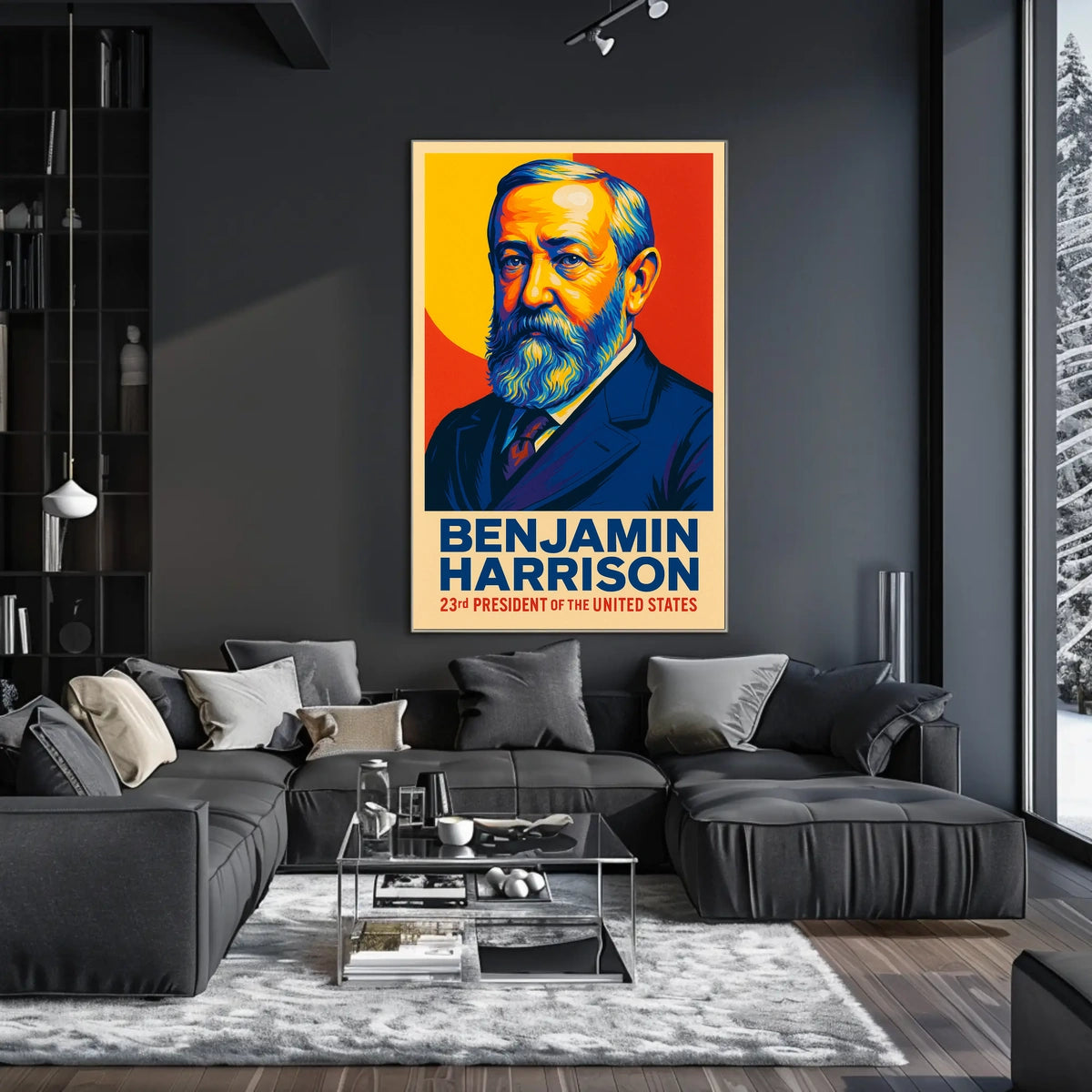 Benjamin Harrison 23Rd President Poster