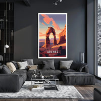 Arches National Park Travel Poster Print
