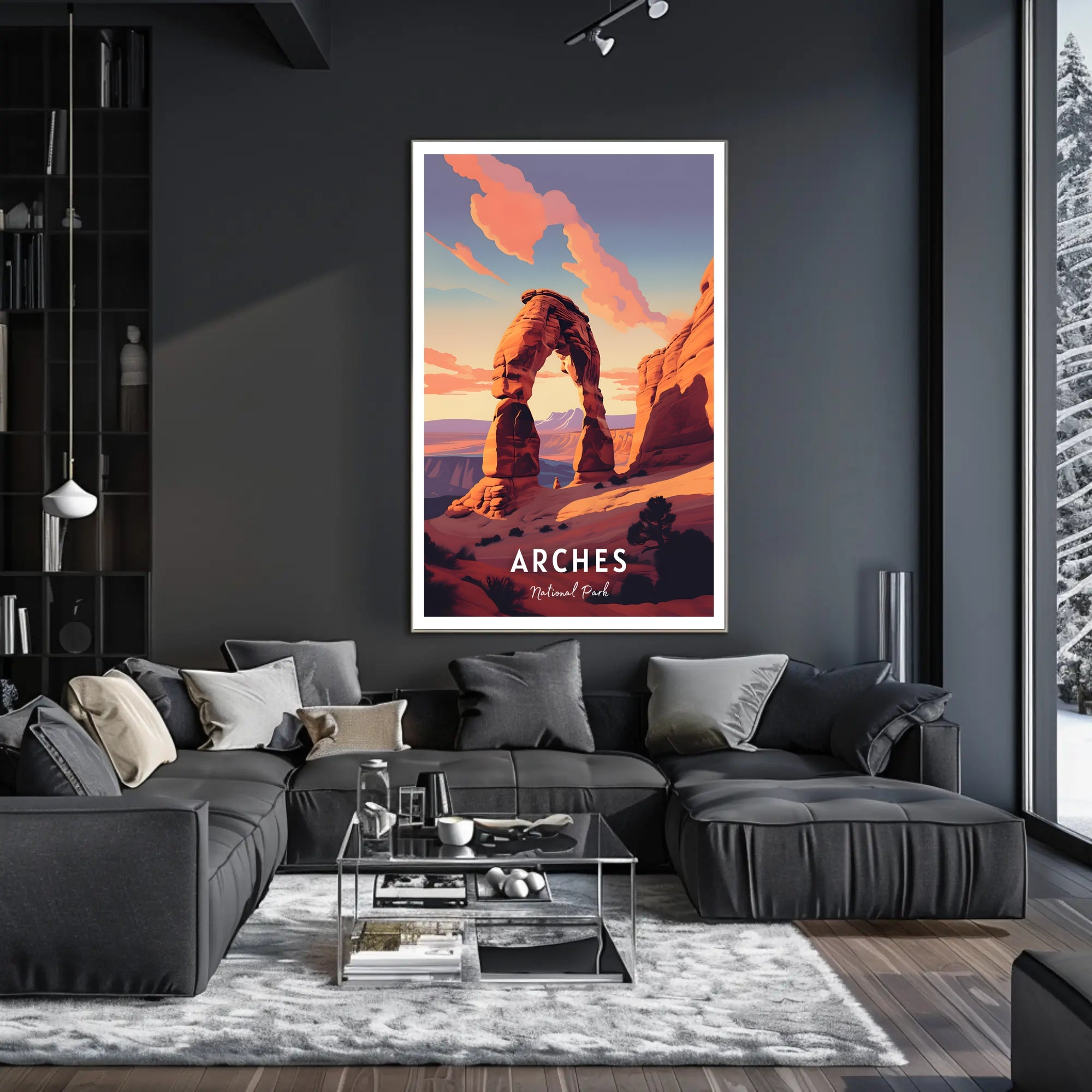 Arches National Park Travel Poster Print