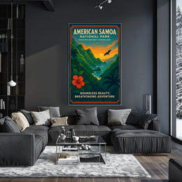 American Samoa Travel Adventures National Park Poster