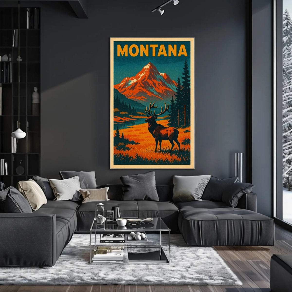 Montana Wilderness Poster